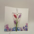 Fused Glass Flower Card