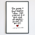 The Journey Is Tough Poem Print