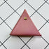Fold Edge Triangle Leather Coin Case