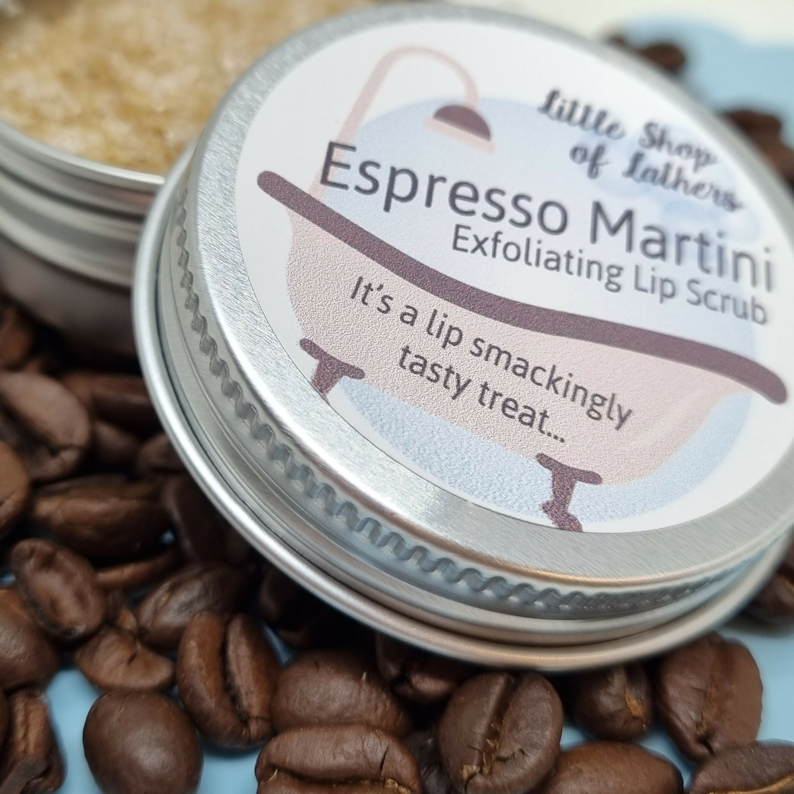 Exfoliating Lip Sugar Scrub - Espresso Martini