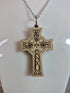 Handcrafted and Engraved Celtic Cross Pendant