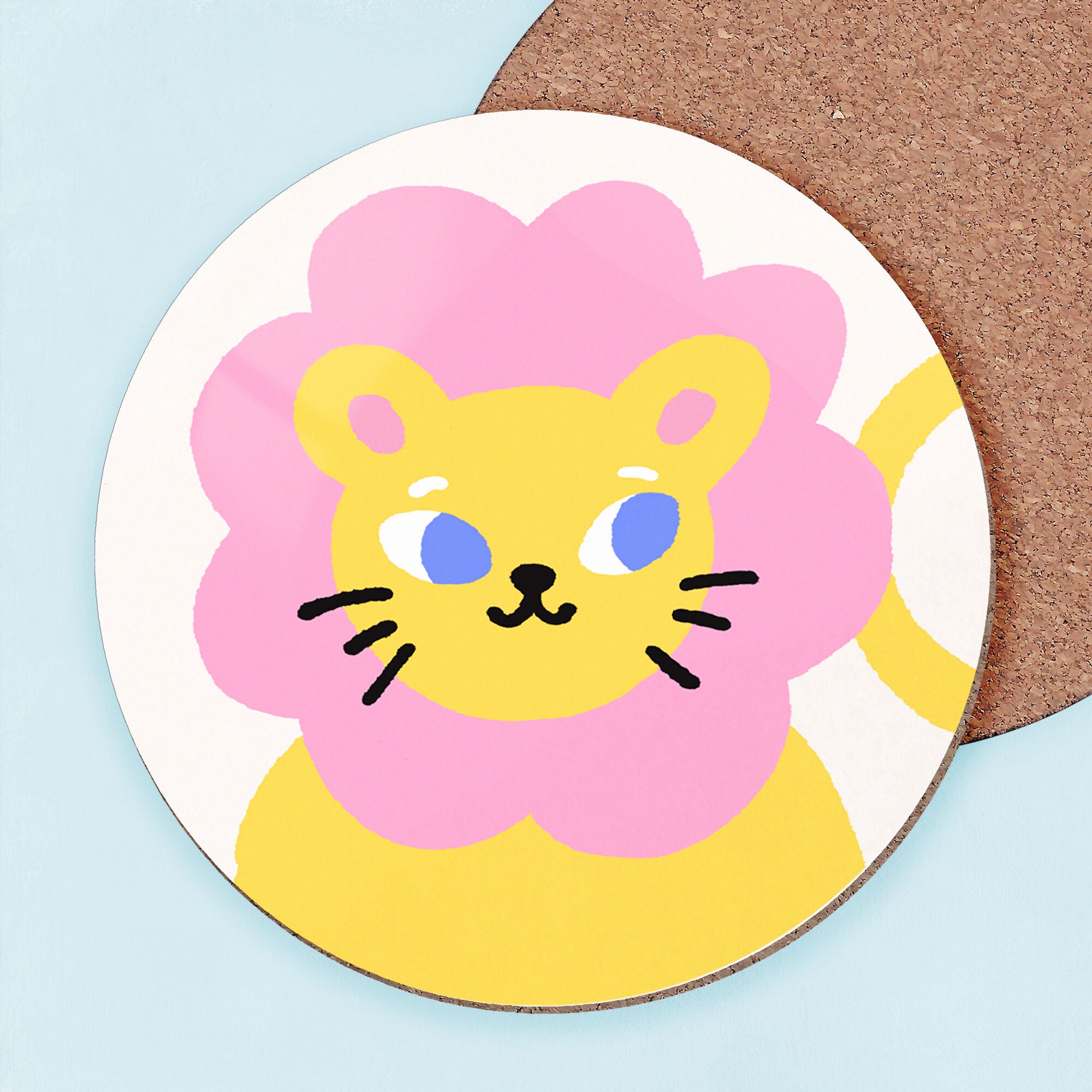 Cute Lion Coster