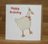 Happy Birthday Fun Goose Greeting Card