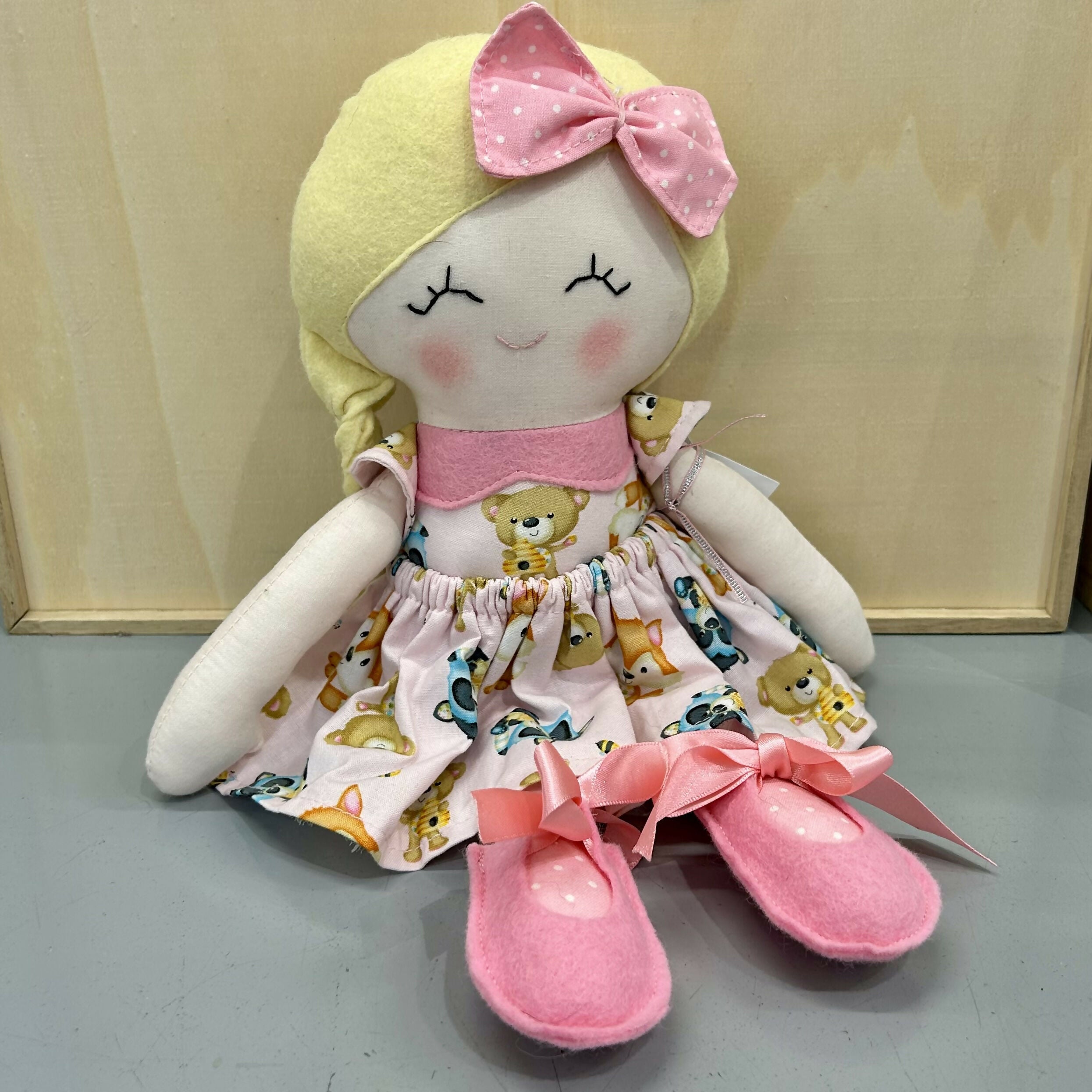 Doll with Pale Pink Outfit
