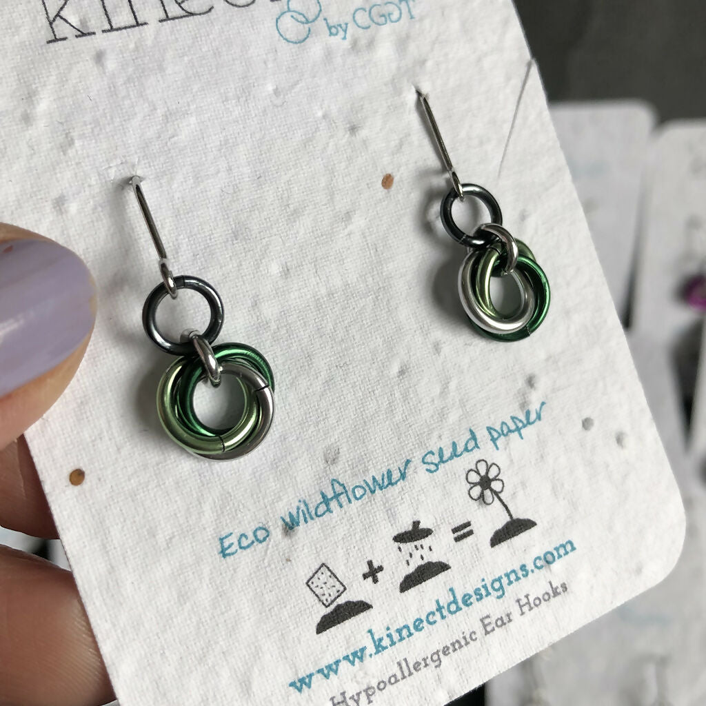 Hypoallergenic Boho Triple Earrings