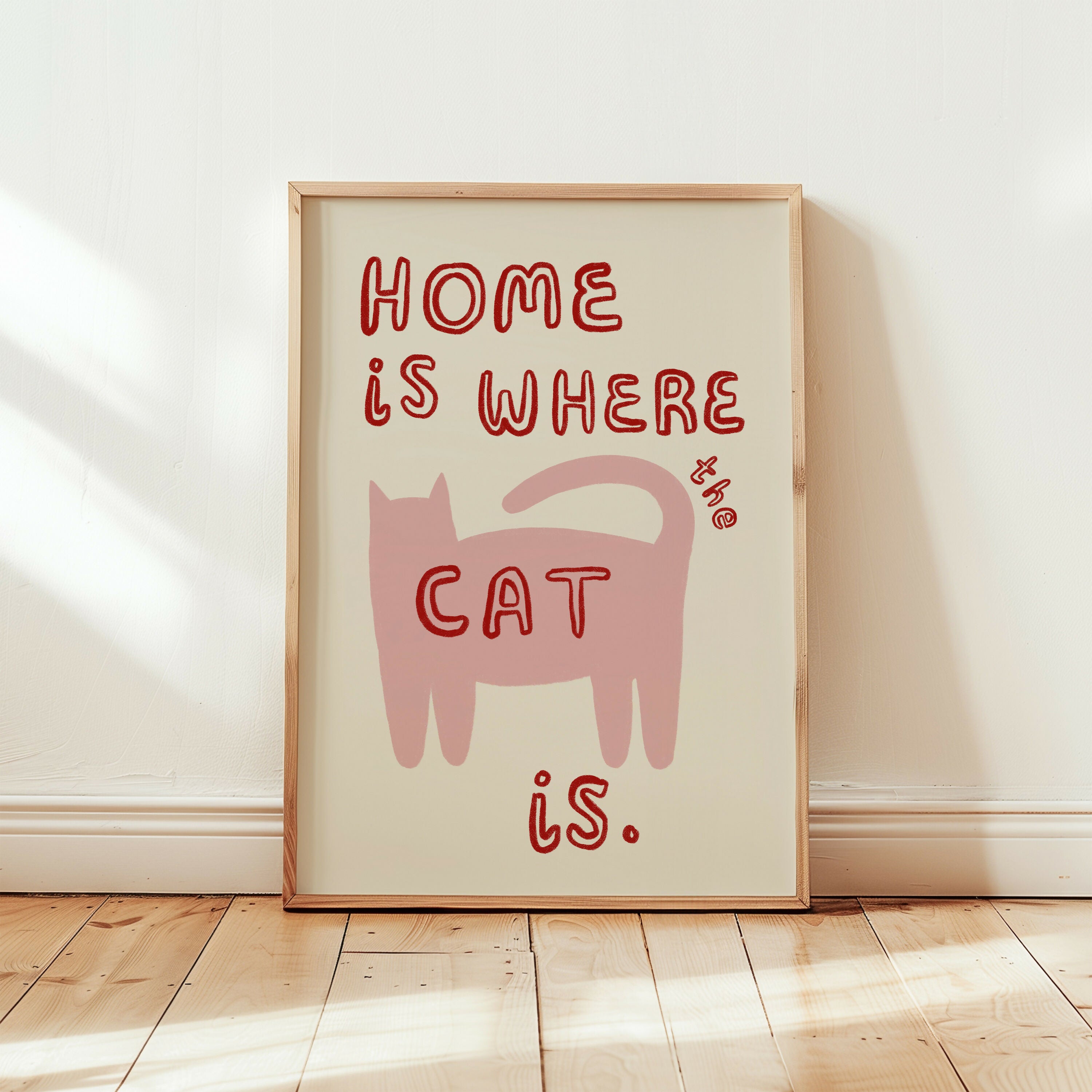 Home Is Where The Cat Is Print
