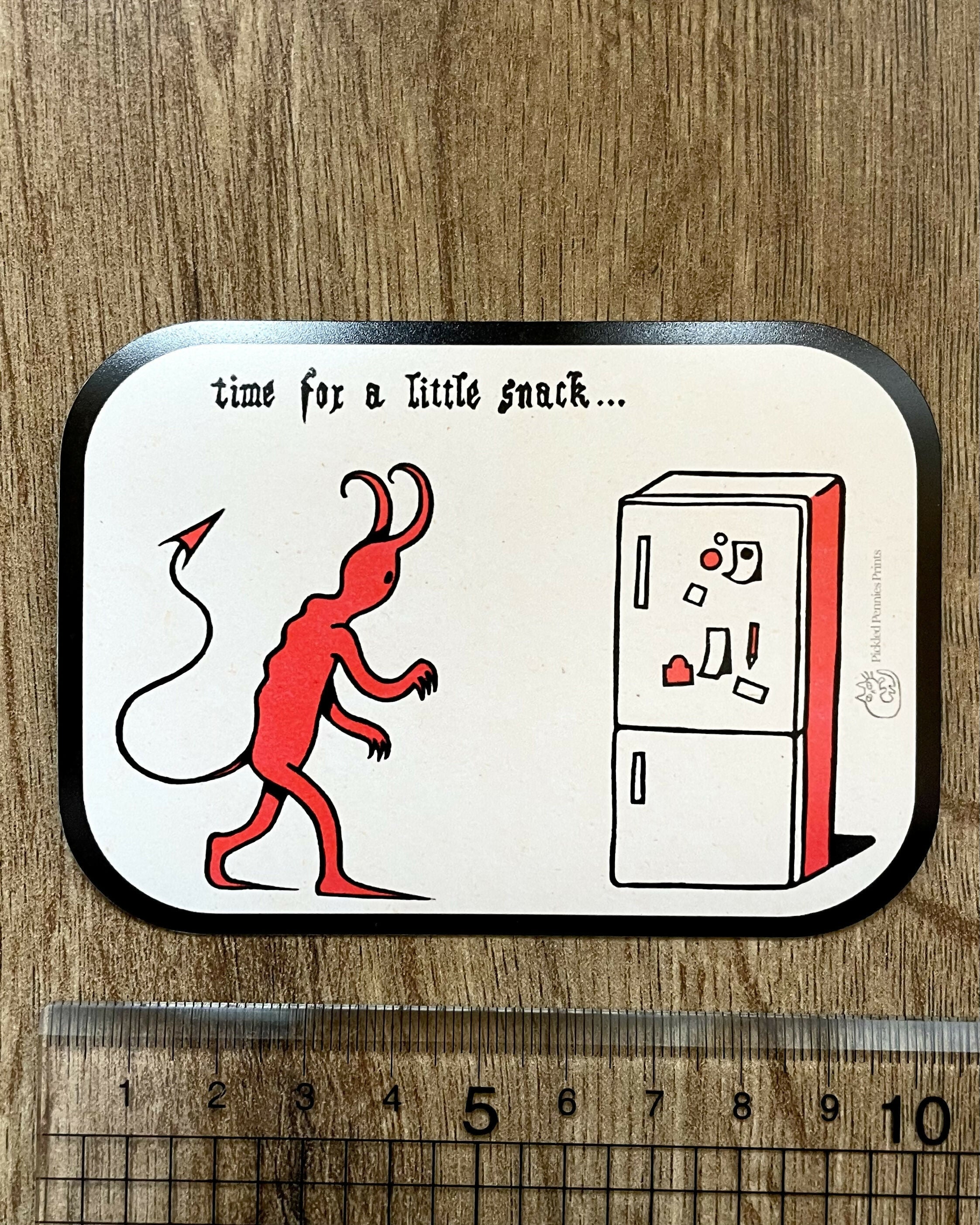 Snack Devil Fridge Magnet