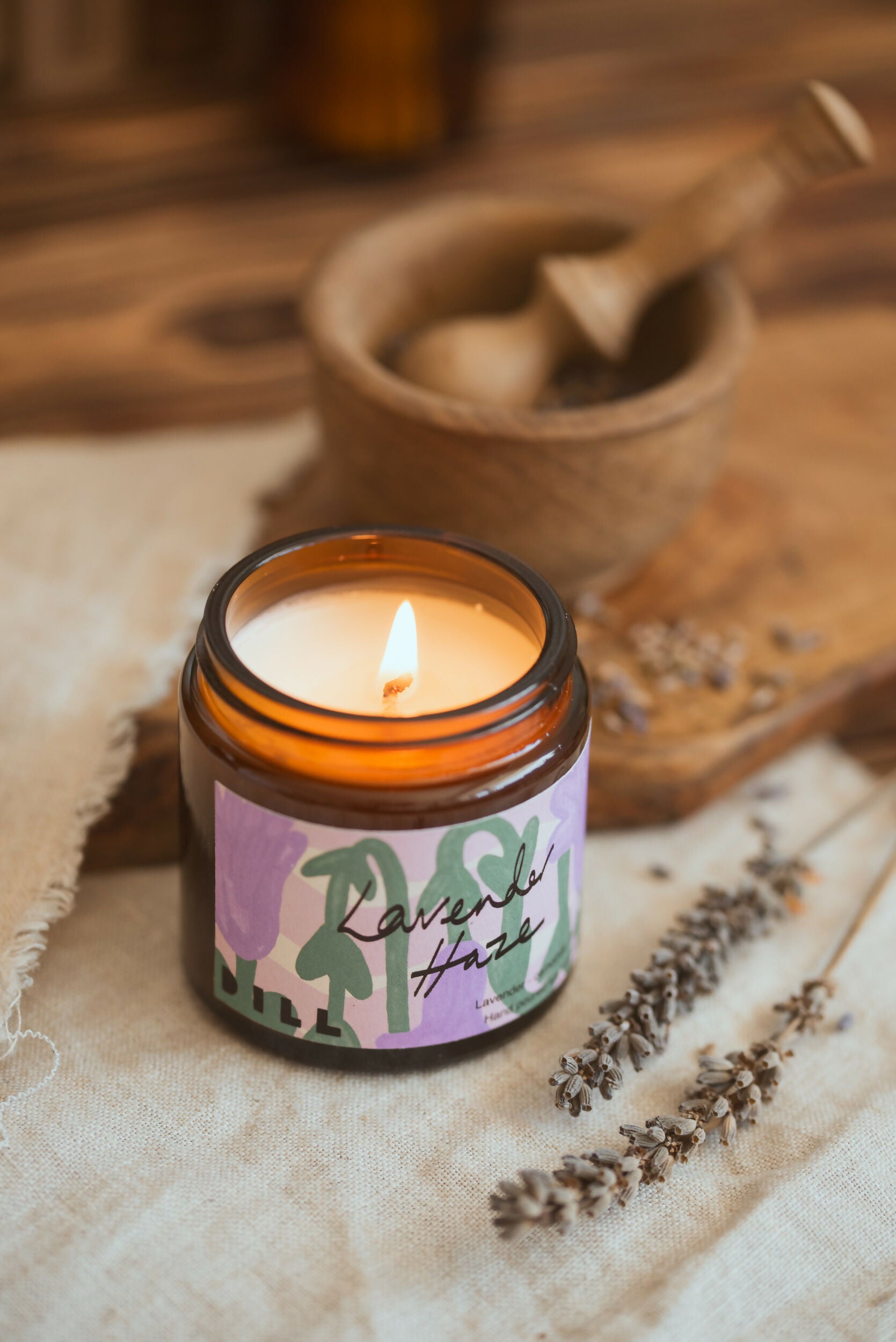 Lavender Haze - Soy Wax Candle