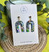 Funky Pattern Collection - Arch Polymer Clay Earrings