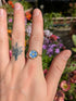 REAL FORGET ME NOT GOLD PLATED RINGS