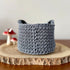 Crochet Raccoon Basket