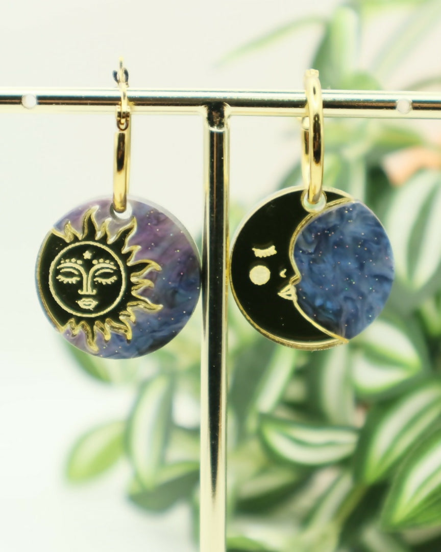 Gold Sun and Moon