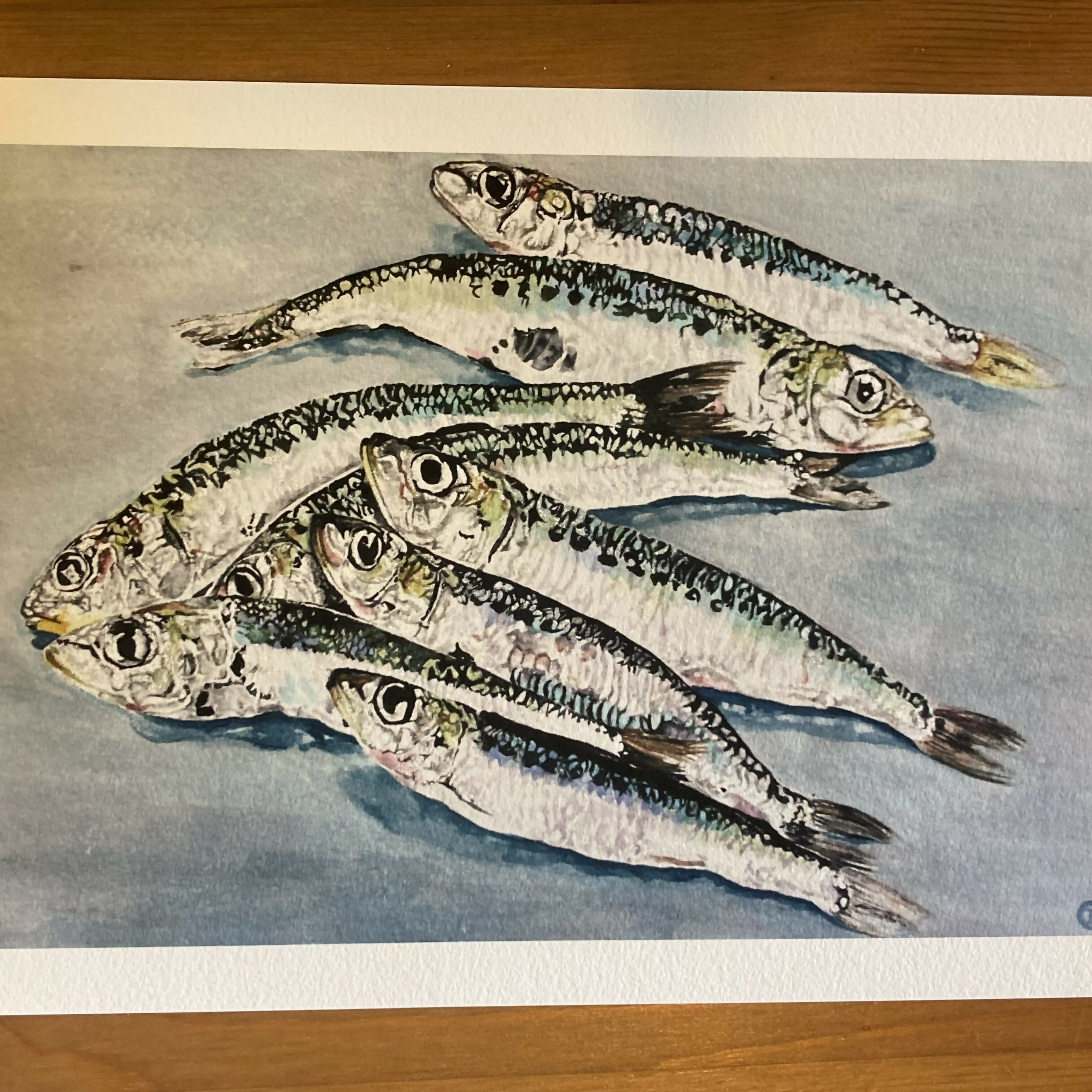 Sardines - Hand Finished Print
