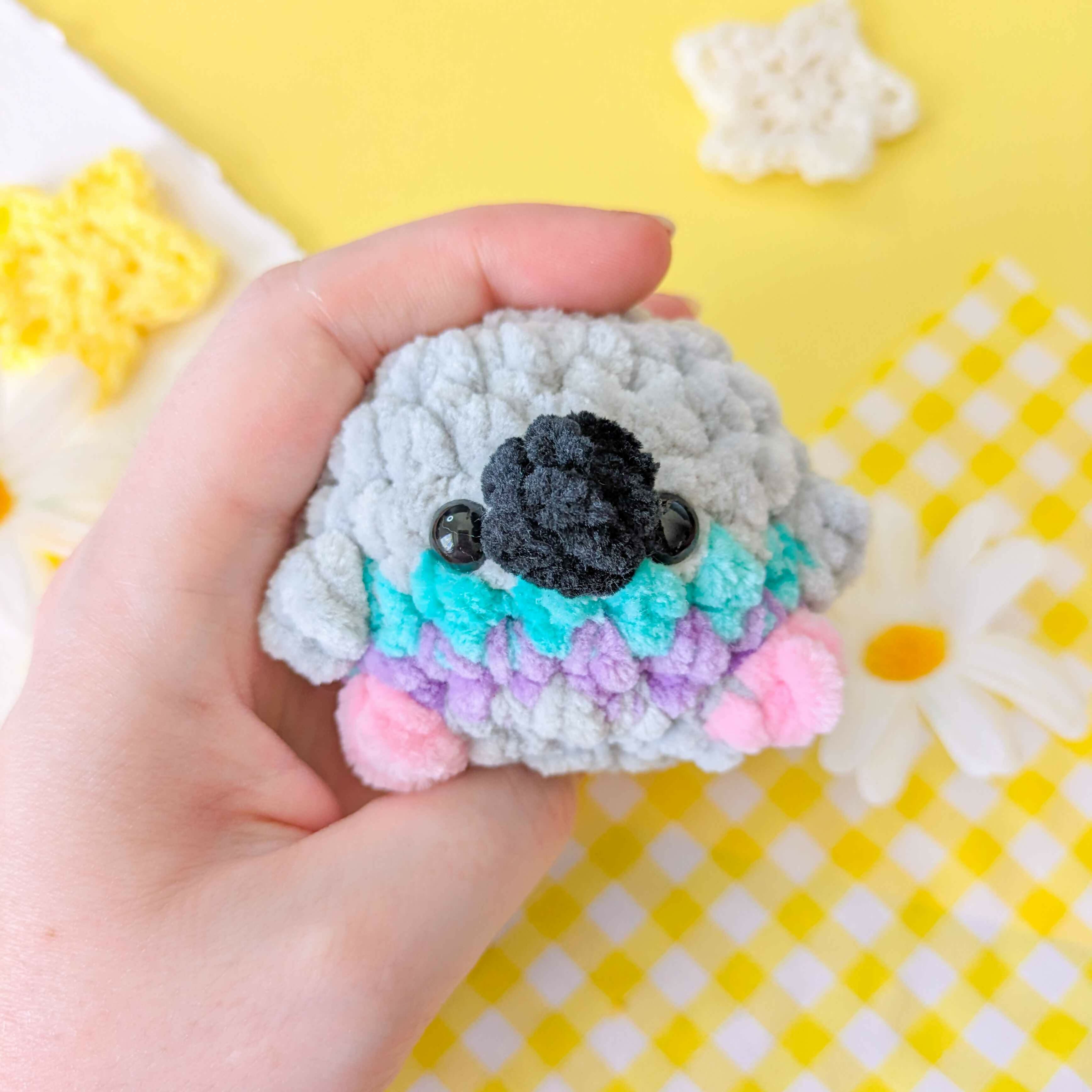 Pigeon Puff Pud - Crochet Plushie