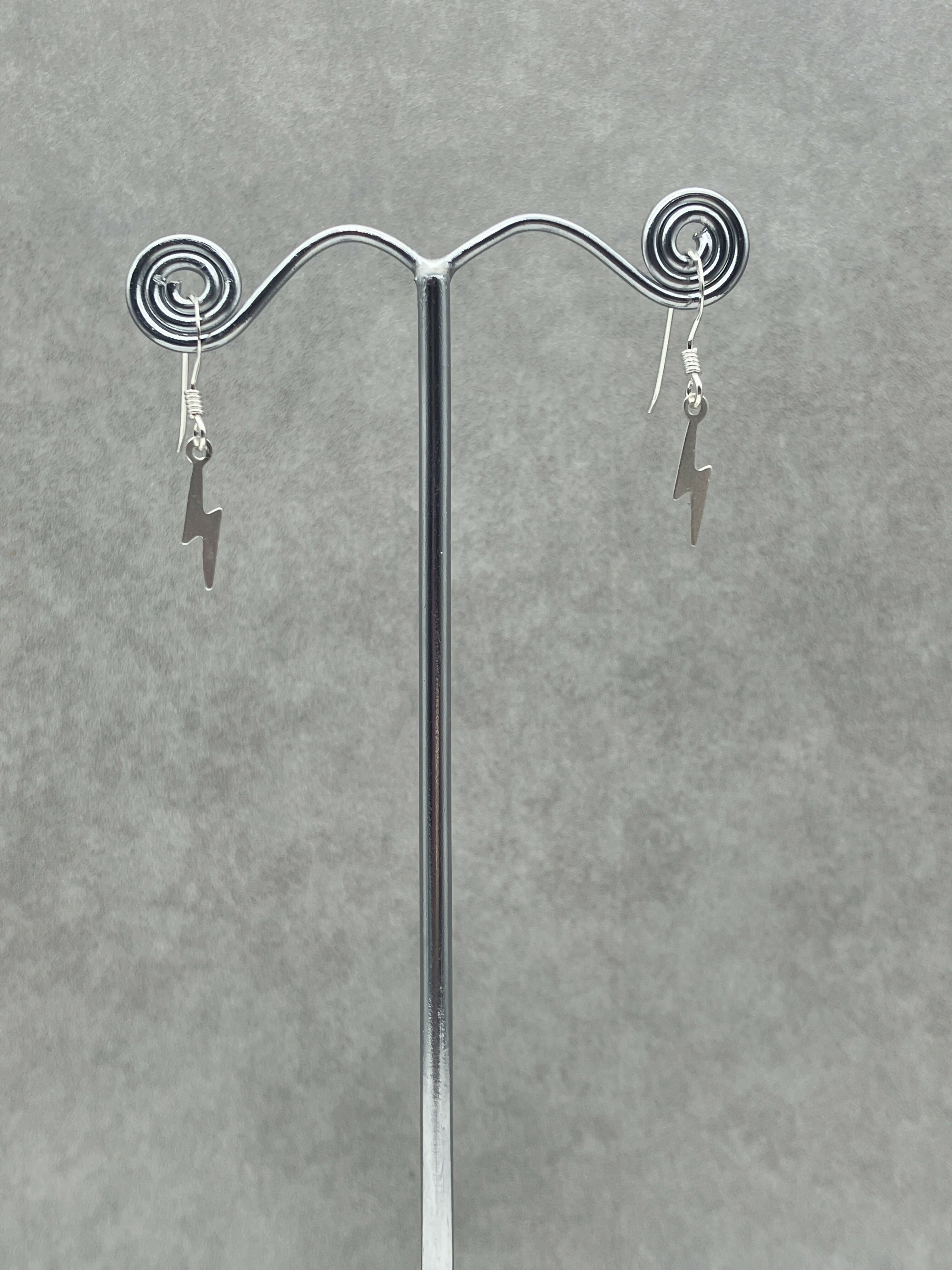 Lightning Bolt Drop Earrings