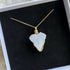 Handmade Gold Vermeil White Moonstone Necklace