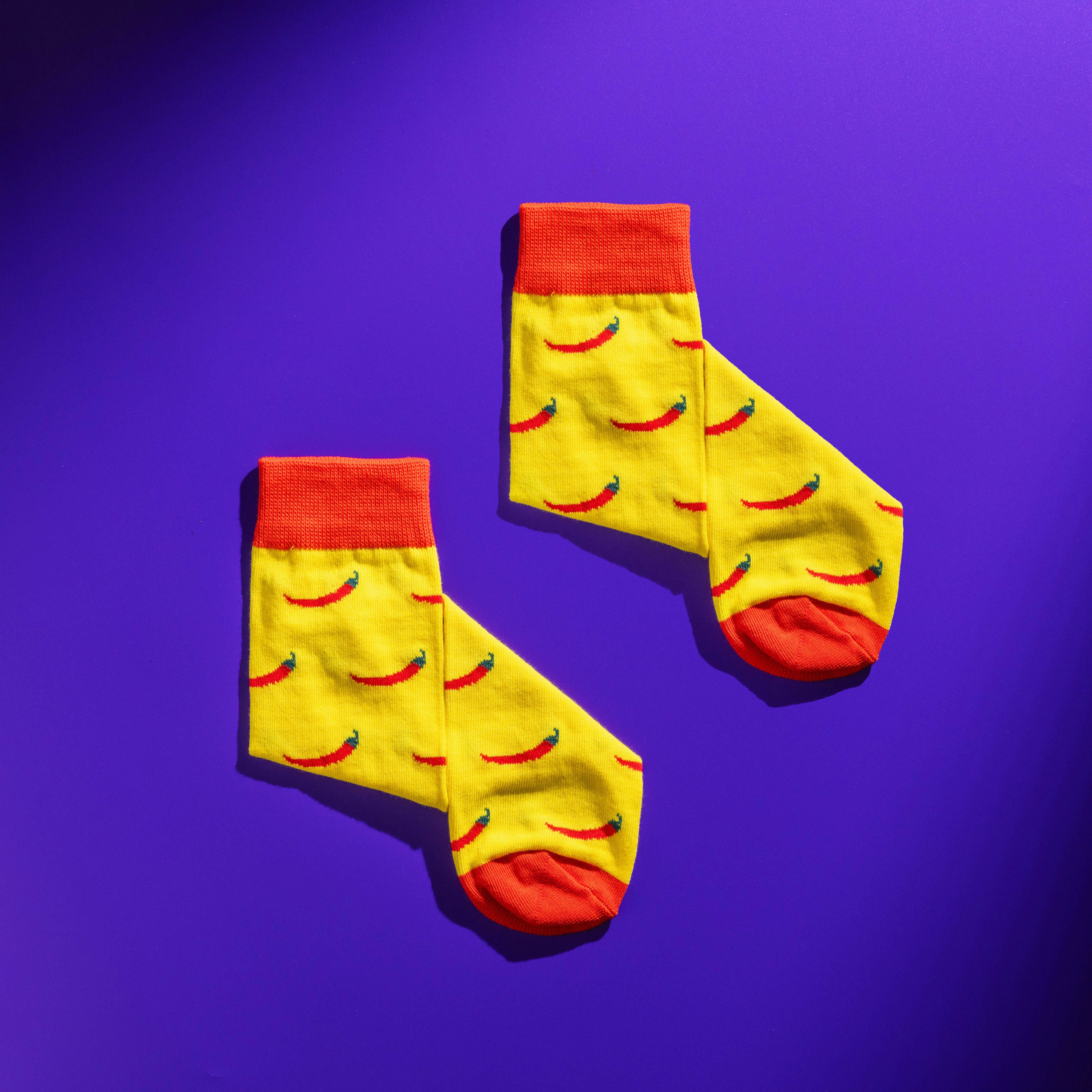 Persona Chilli Pattern Egyptian Cotton Men's Socks | UK 6.5 - 11