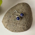 Lapis Lazuli Drop Earrings, Sterling Silver