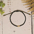 Citrine Birthstone Bracelet; Single Crystal Macrame Adjustible November Gift Bracelet