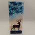 Fused Glass Silhouette Stag Tealight