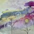'Blustery Hilltop' Original Mixed Media Painting