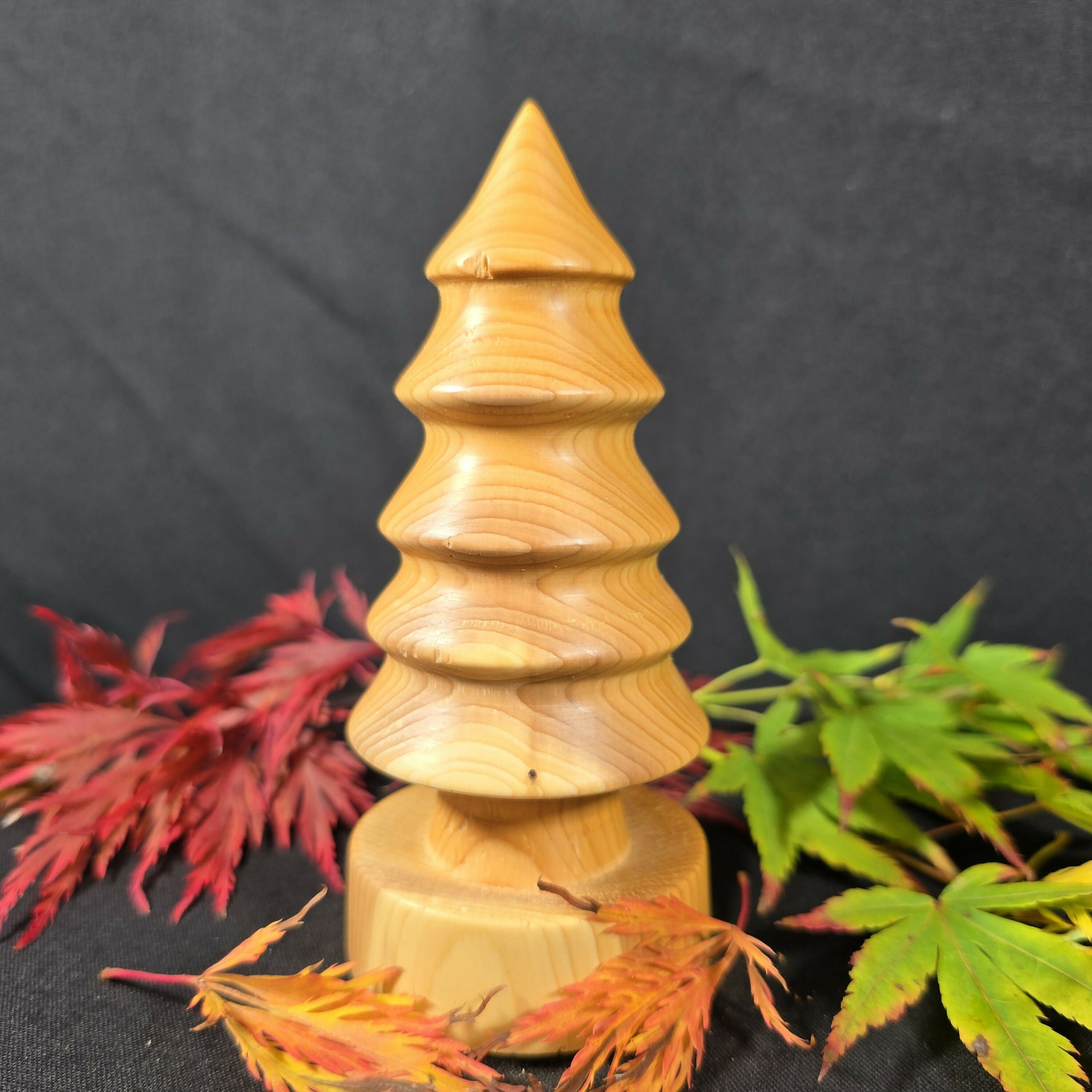 Wood Turned Yew Christmas Tree