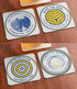 Leeds Utd Coaster THE WHITES Design SET OF 4