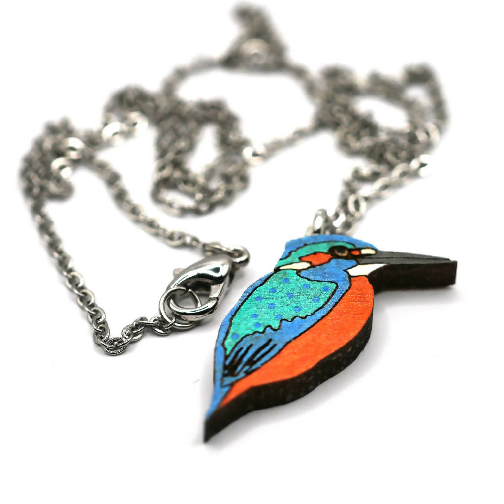 Kingfishers Necklace and Stud Earrings Set