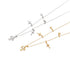 Heavenly Grace Multi-Charm Cross Necklace