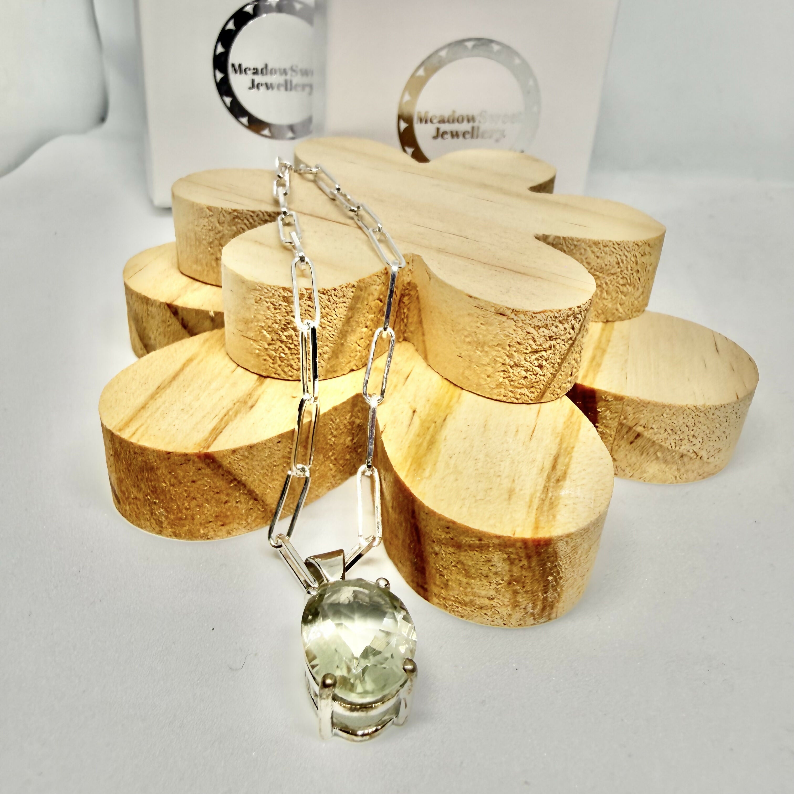 PRASIOLITE NECKLACE