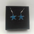 Dark Blue Starfish Earrings