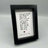 Original Poem - Multiple Options (A6 Box Frame)