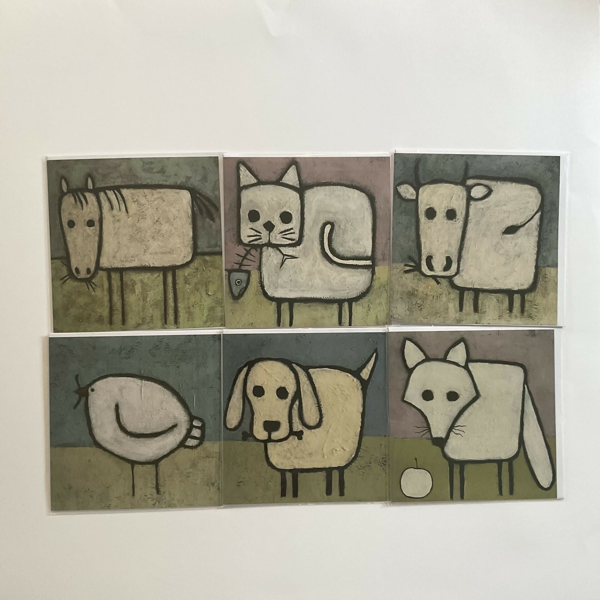 ANIMAL GREETINGS CARDS YUM YUM RANGE