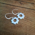 Handmade Silver Flower Earrings