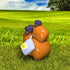 Sassy Capybara Duo With Flower Bag Figure