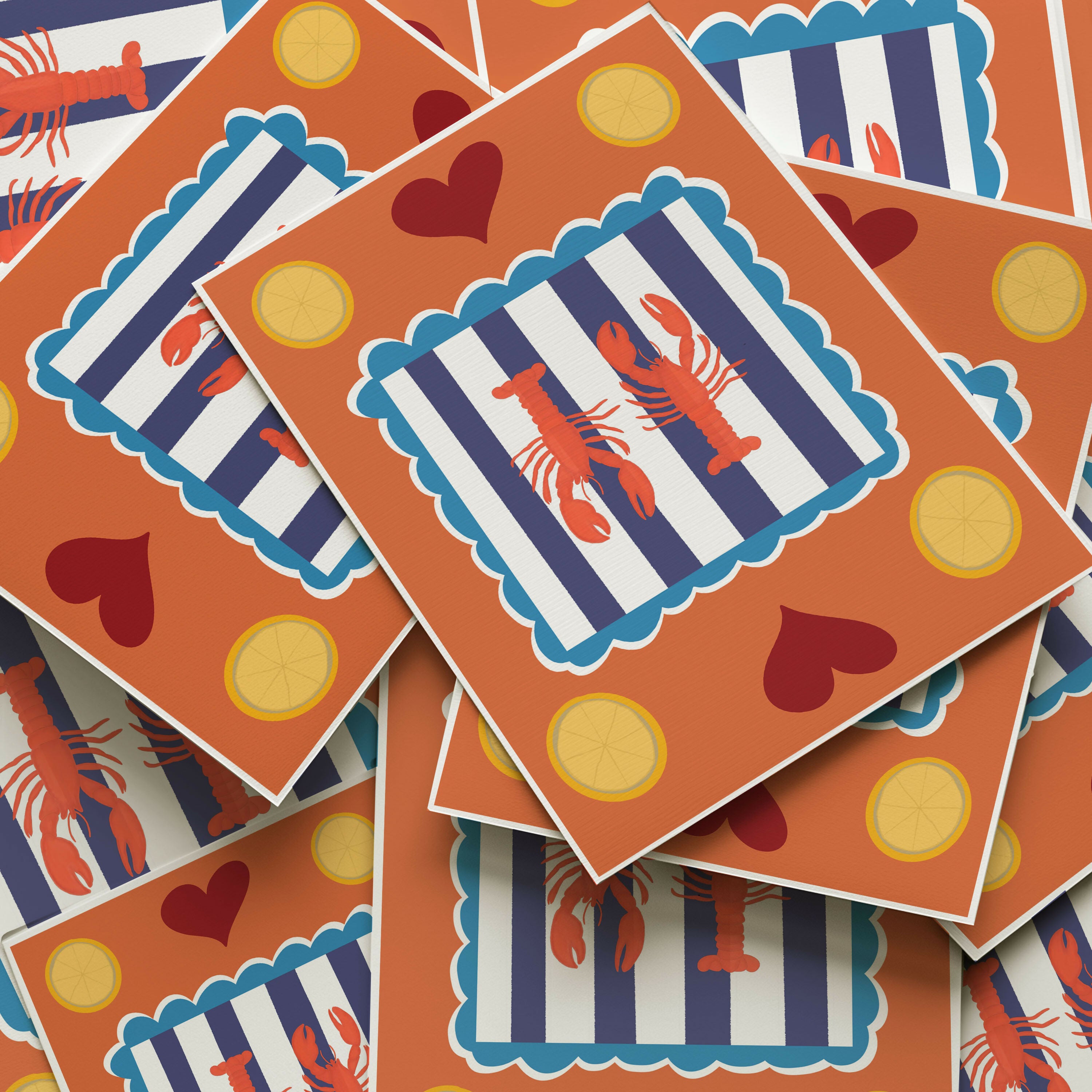 LOBSTER & LEMON PRINT