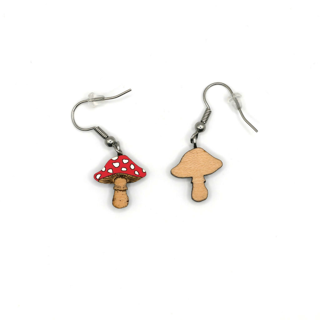 Toadstool Dangle Earrings