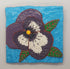 Clay Pansy Tile