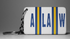 Leeds Utd Keyring ALAW Design