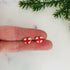 St George Flag Heart Stud Earrings