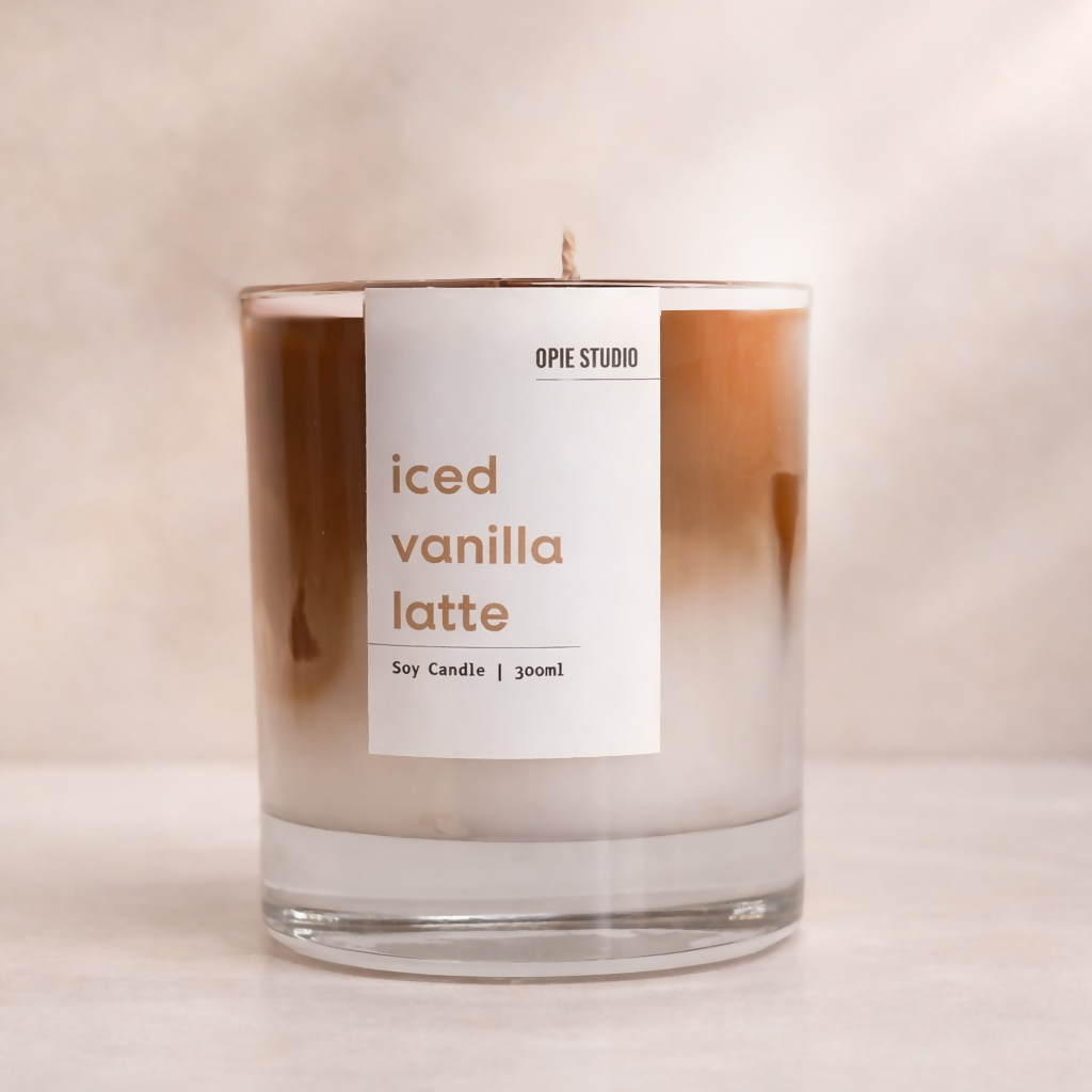 Iced Vanilla Latte Candle - Opie Studio