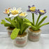 Crochet Daffodil In Scallop Edge Pot