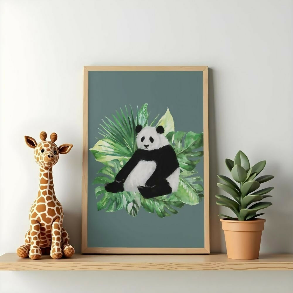 Panda Jungle Print