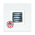 4” x 4” Mini Mounted Giclée Print of Sardines