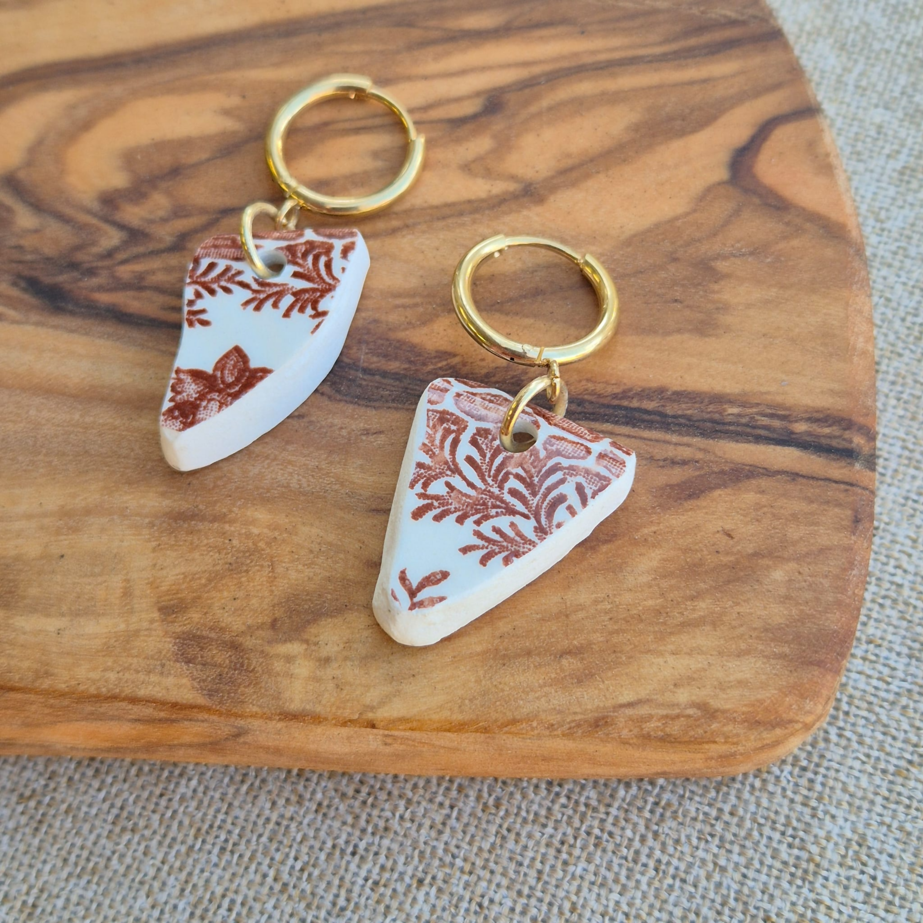 Recycled Ceramic Earring