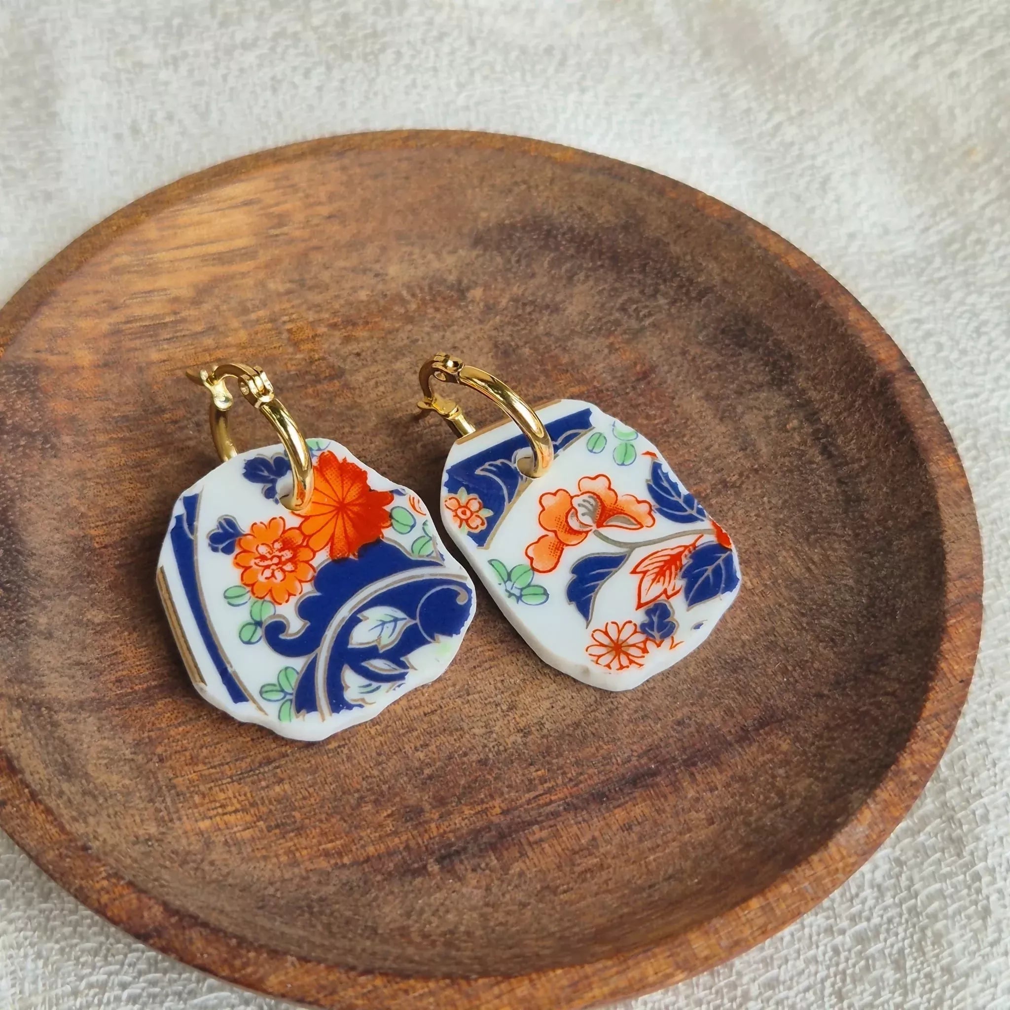 Recycled Ceramic Earring