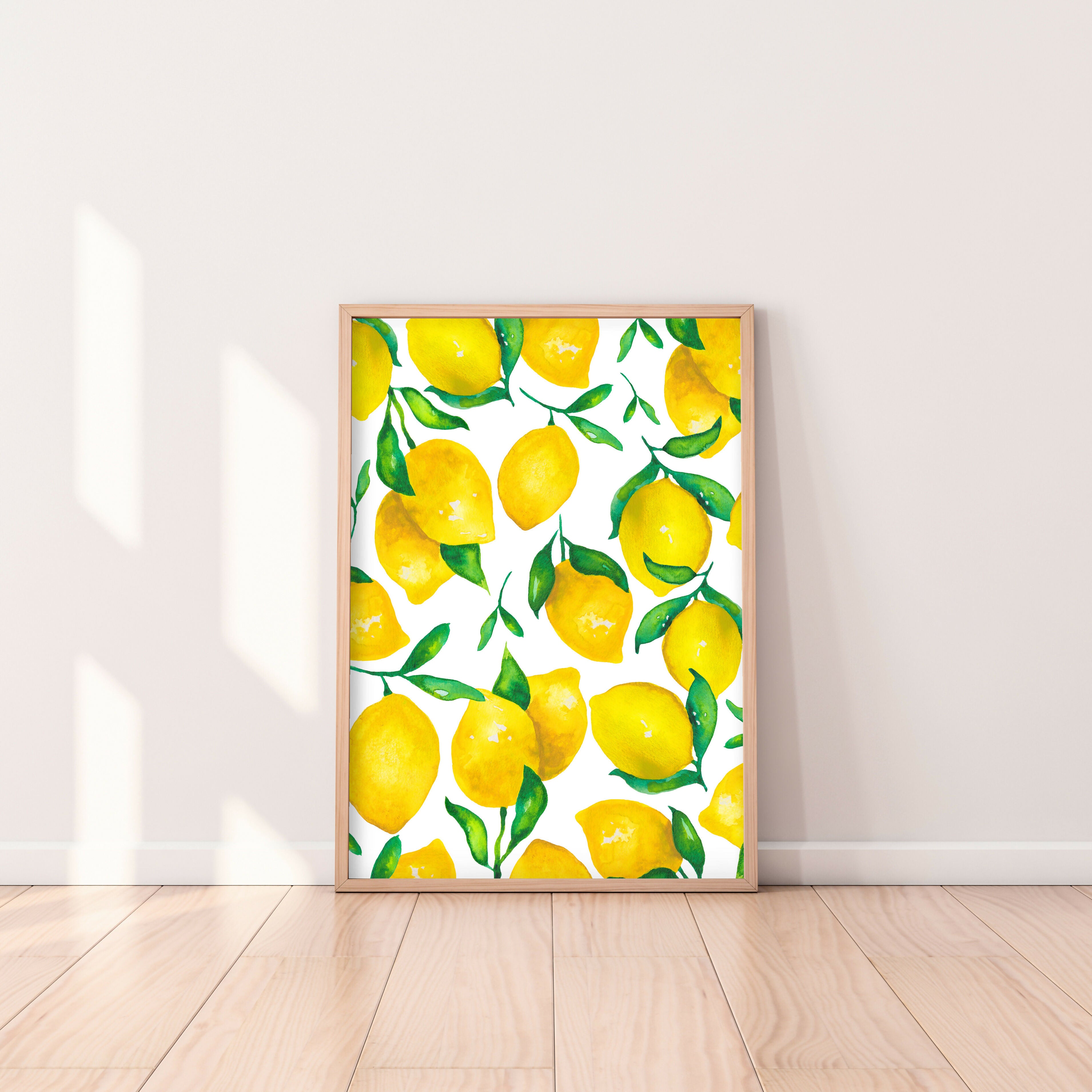 Lemons A4 Art Print
