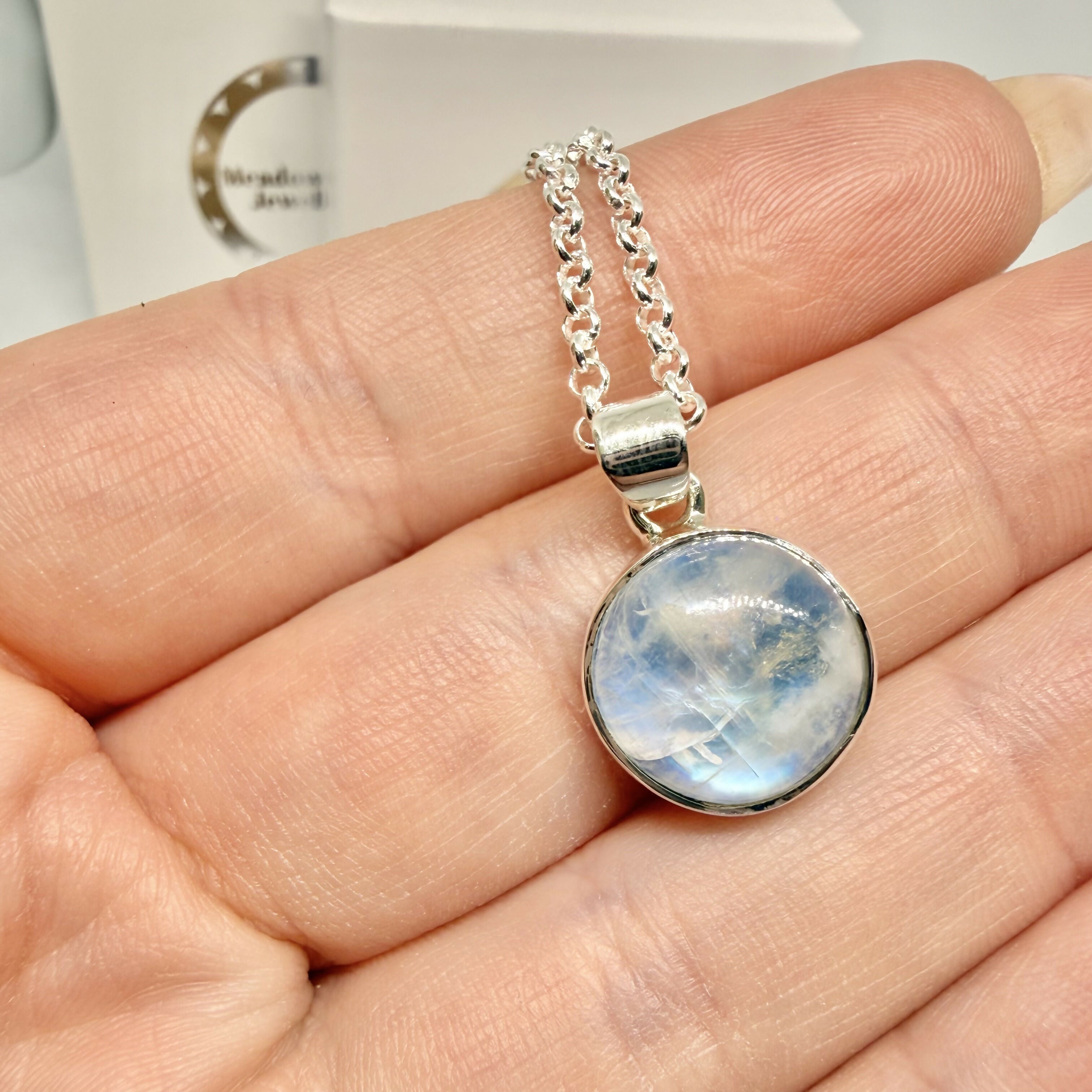 BLUE MOONSTONE NECKLACE