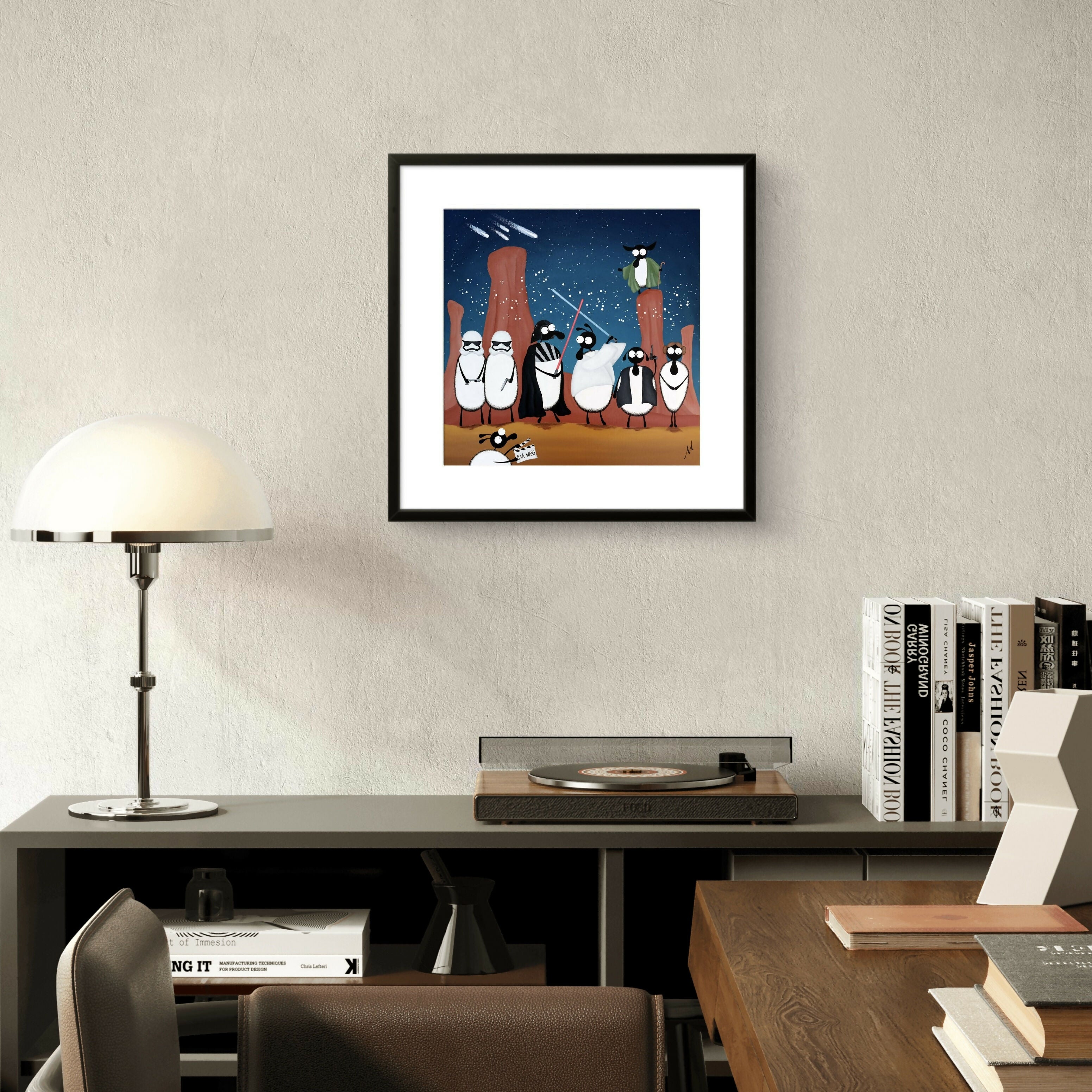 Baa Wars - 20” Framed Limited Edition Print