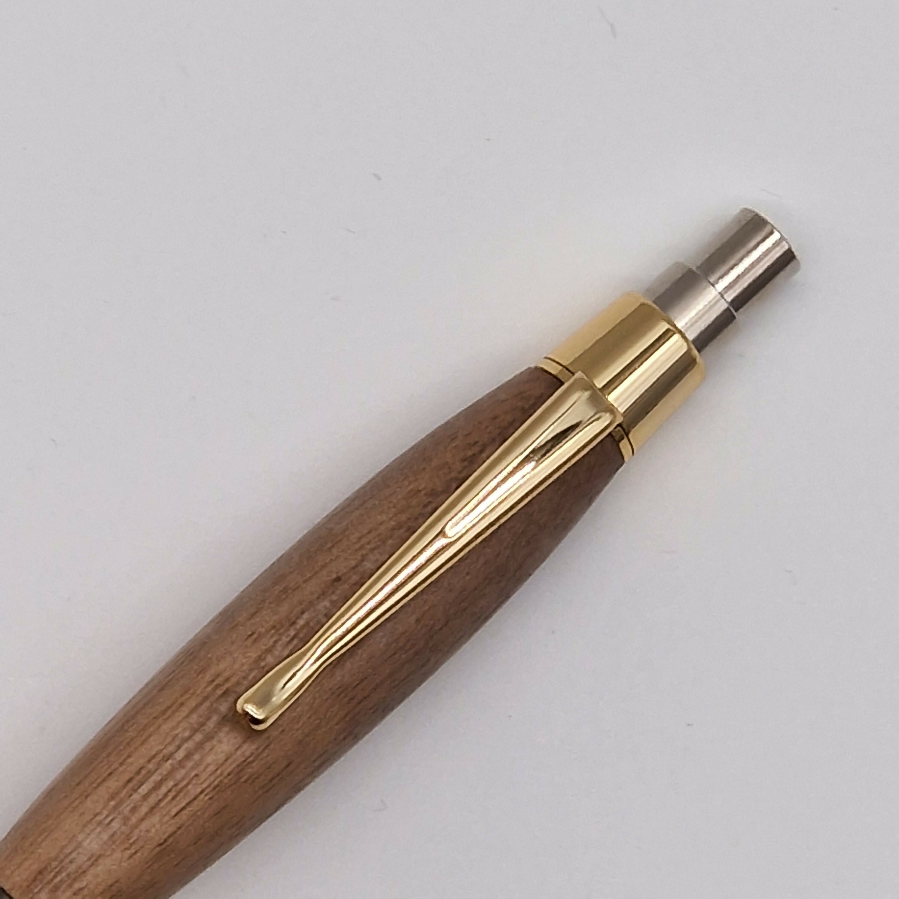 Hand Turned Click Pen made from Walnut Wood